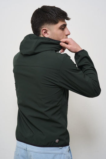 Men's forest green waterproof jacket - 5