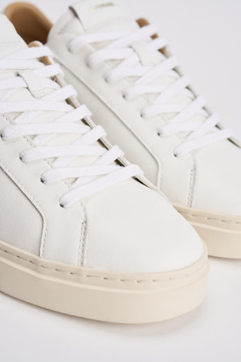 Sneakers uomo in pelle bianche - 3