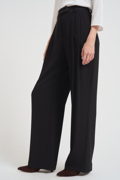 Pantalone donna a palazzo nero - 2