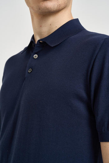 Polo uomo blu navy - 3