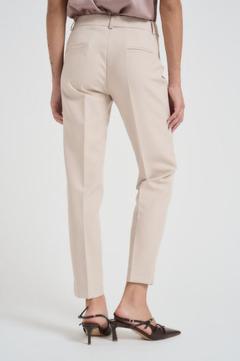 Pantalone donna regular panna - 5