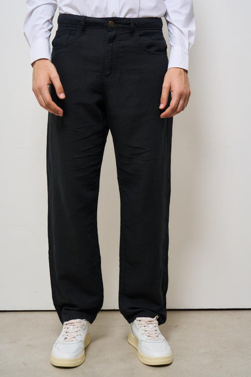 Jeans uomo in denim nero
