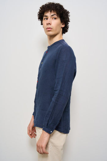 Camicia uomo blu - 4