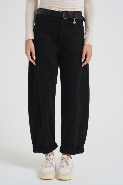 Jeans donna regular nero