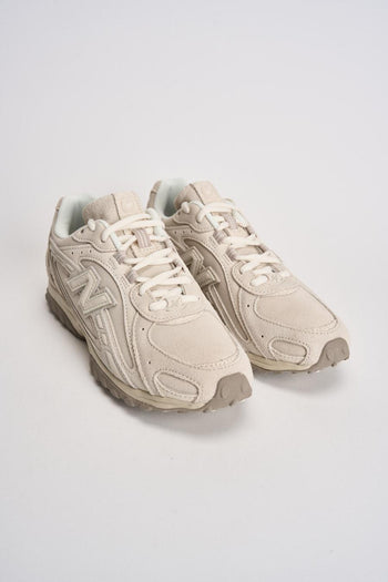 Sneakers donna 204L in suede panna - 5