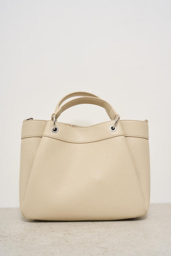 Borsa donna a mano beige - 4