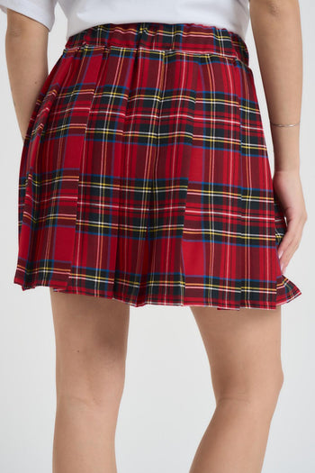 Gonna donna plissettata tartan - 5