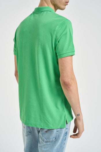 Polo uomo verde fluo - 3