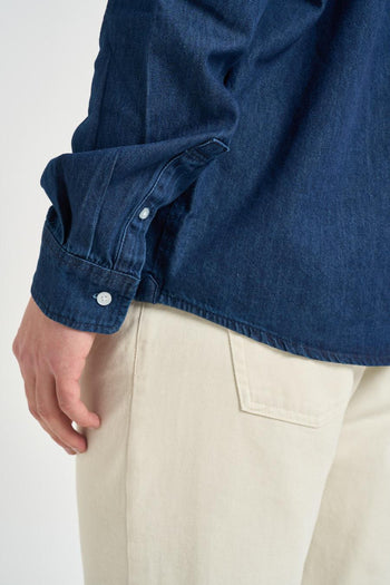 Camicia uomo in denim chiaro - 4