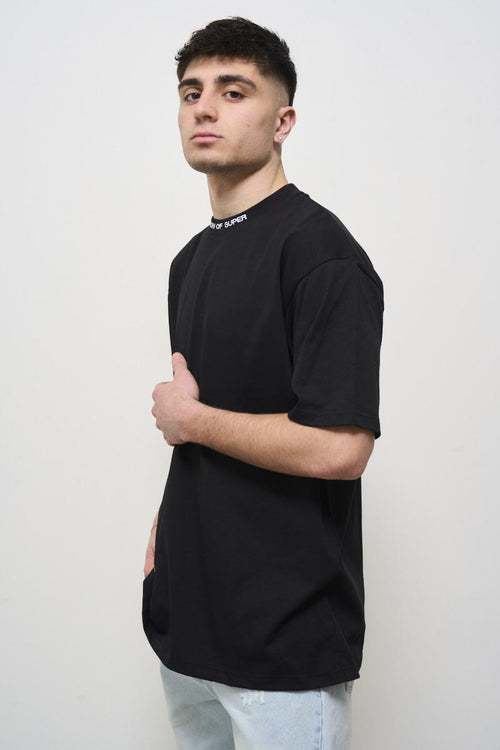 T-shirt uomo girocollo nera - 2