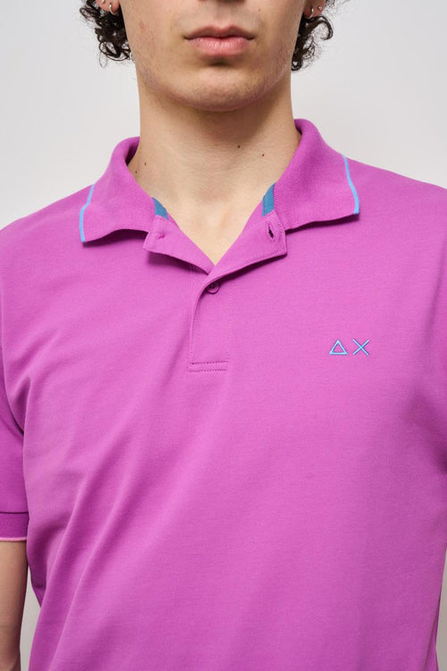 Polo uomo rosa ciclamino - 2