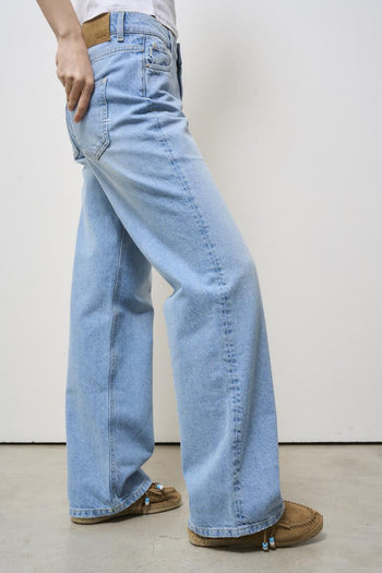 Jeans donna Alex in denim chiaro - 5