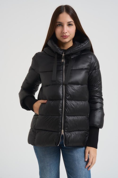 Giubbotto donna trapuntato nero