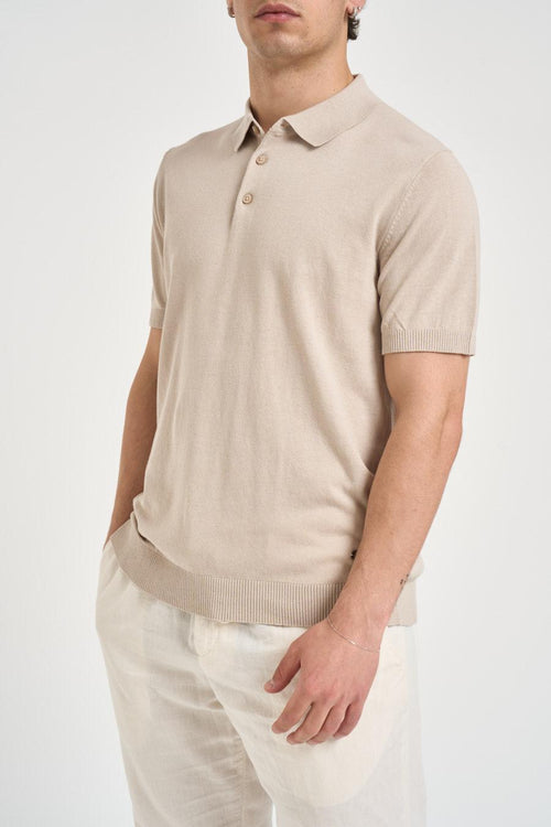 Polo uomo ecru