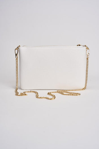 Pochette donna in ecopelle bianca - 5