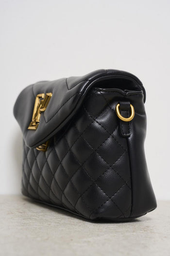 Black women's shoulder bag - 4