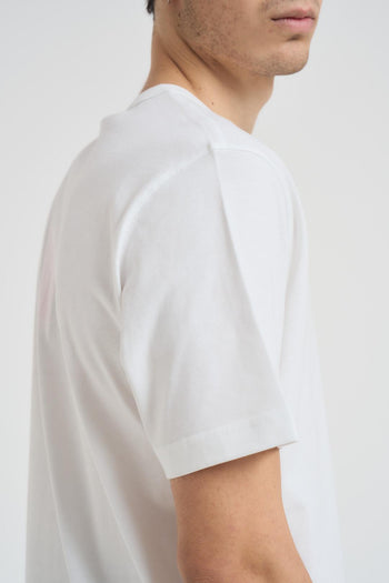 T-shirt girocollo bianca - 5