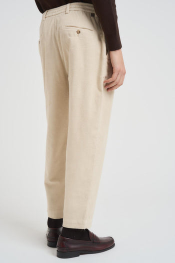 Pantalone uomo chino panna - 3