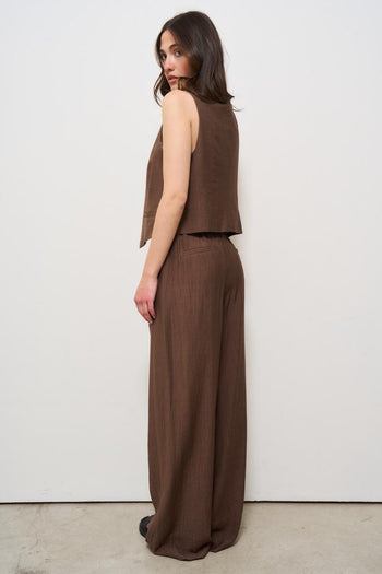 Completo abito donna marrone - 5