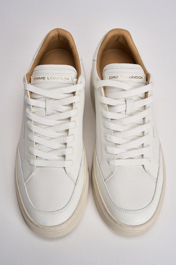 Sneakers uomo in pelle bianche - 5