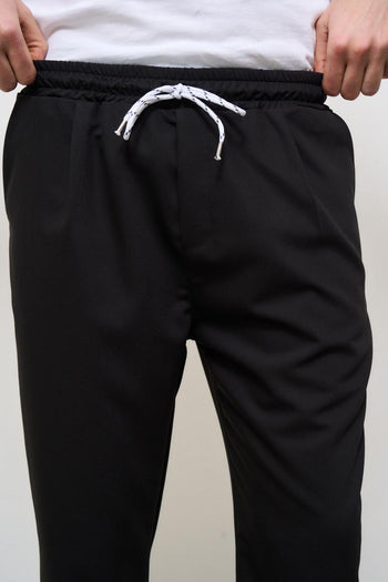 Pantalone uomo gamba dritta nero - 7