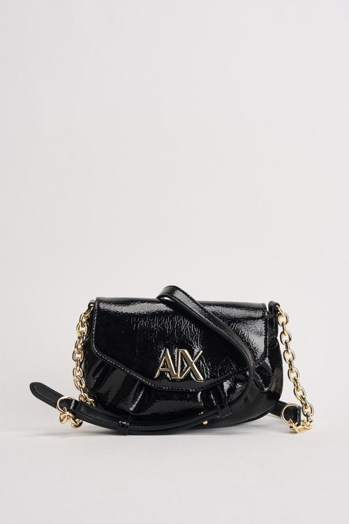 Borsa donna con logo nera - 1