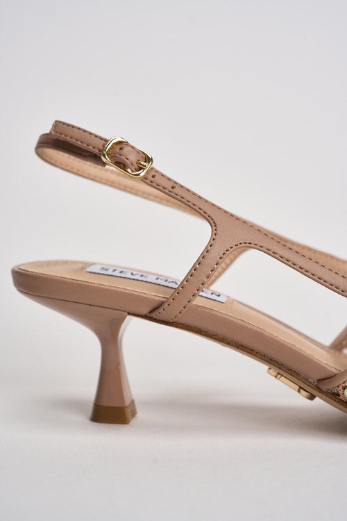 Scarpa donna con tacco strass silver - 2