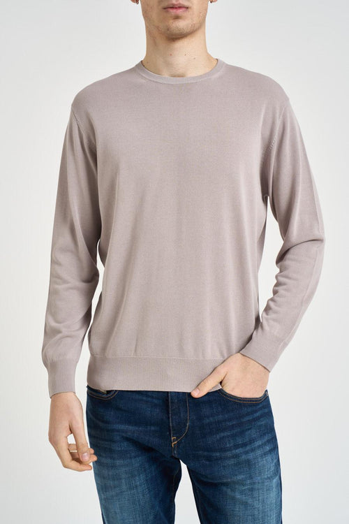 Maglia uomo girocollo grigio