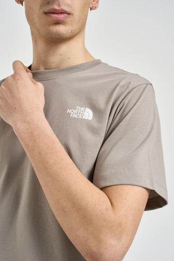 T-shirt uomo girocollo tortora - 3