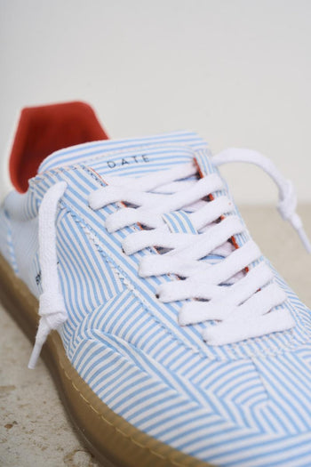 Sneakers donna Sporty a righe azzurro - 5