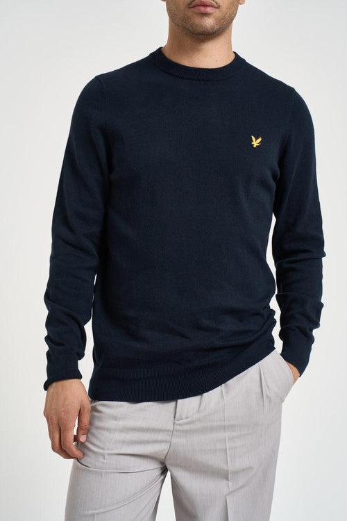 Maglia uomo girocollo blu