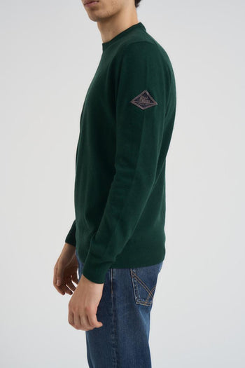 Maglia uomo girocollo verde - 4