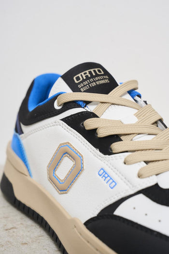 Sneakers uomo Eclipse bianca, blu e nera - 6