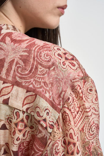 Blusa donna fantasia multicolor - 5