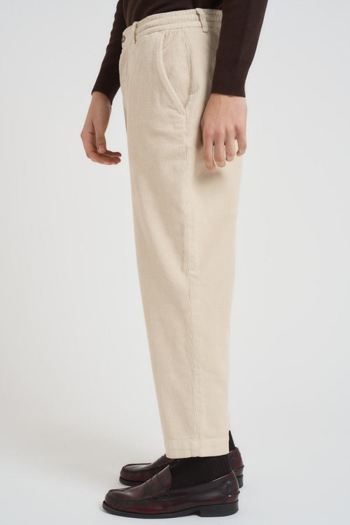 Pantalone uomo chino panna - 2