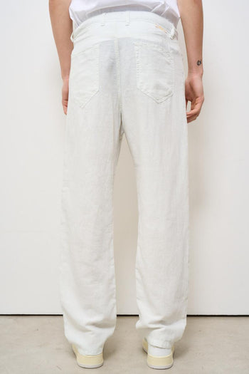 Jeans uomo in denim bianco - 3