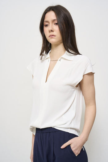 Blusa donna bianca - 3