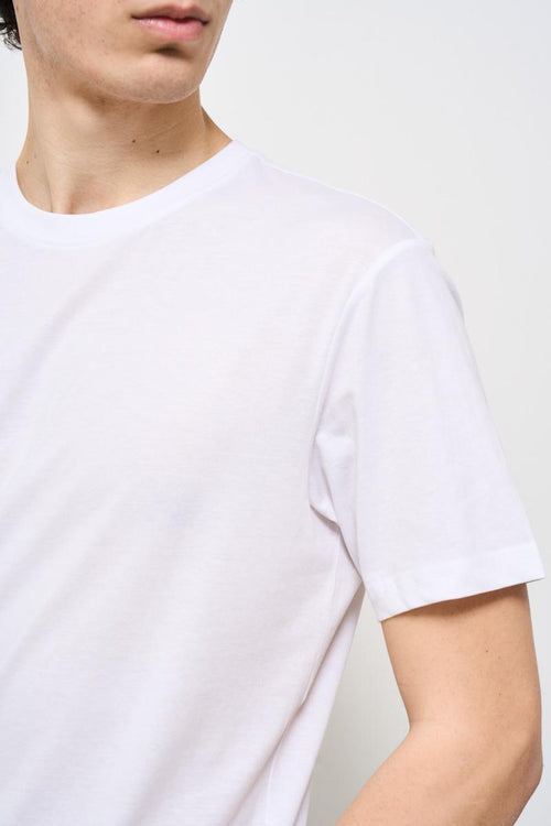T-shirt uomo girocollo bianca - 2