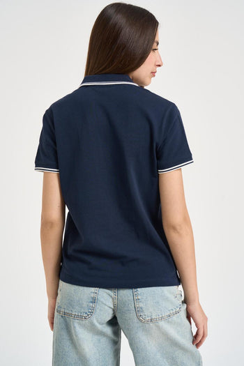 Polo donna blu - 3