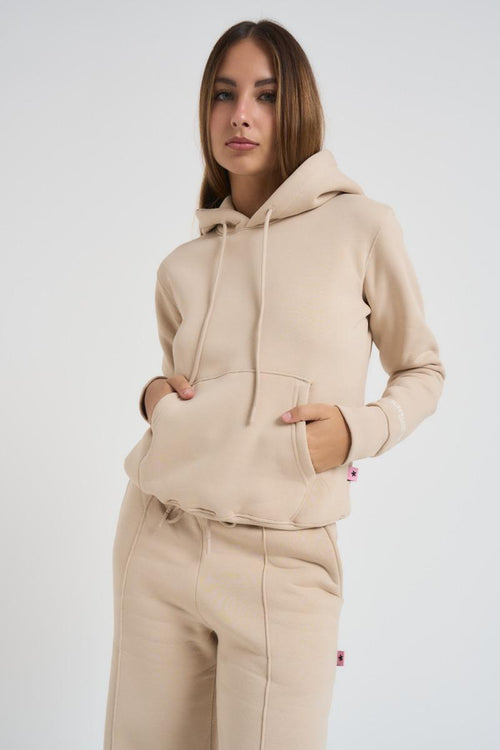 Felpa donna Gretaz beige - 2