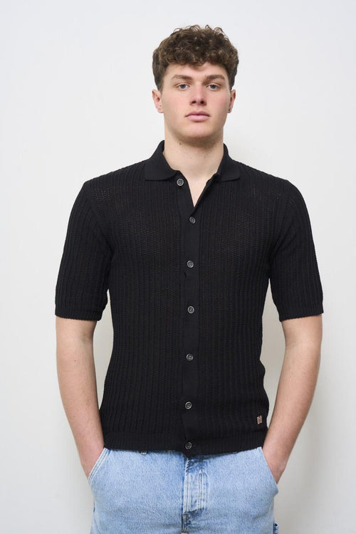 Polo uomo nera