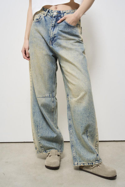 Jeans donna wide-leg in denim