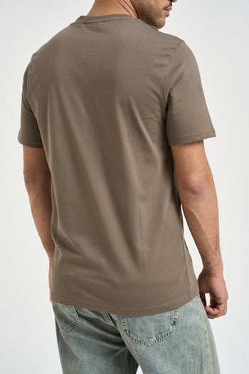 T-shirt uomo girocollo tortora - 3