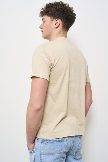 T-shirt uomo girocollo beige - 5