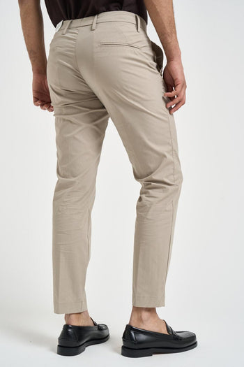 Pantalone uomo chino beige - 3
