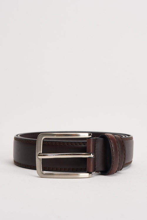 Cintura uomo marrone in pelle