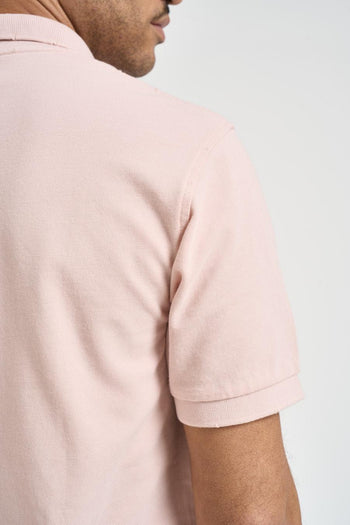 Polo uomo manica corta rosa - 5