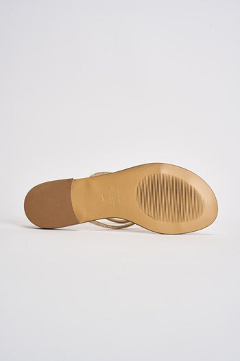 Sandali donna gioiello oro - 8