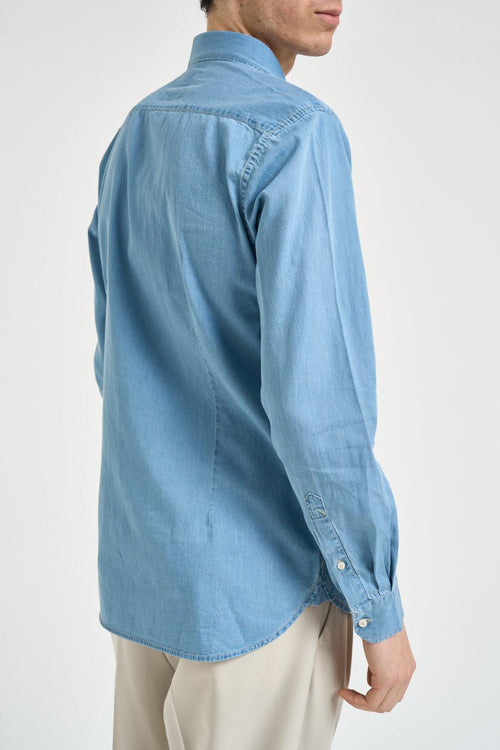Camicia uomo in denim chiaro - 2