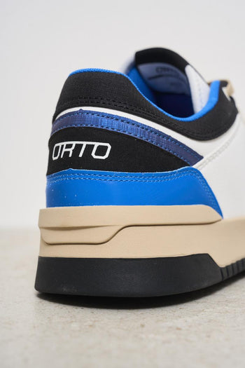 Sneakers uomo Eclipse bianca, blu e nera - 8